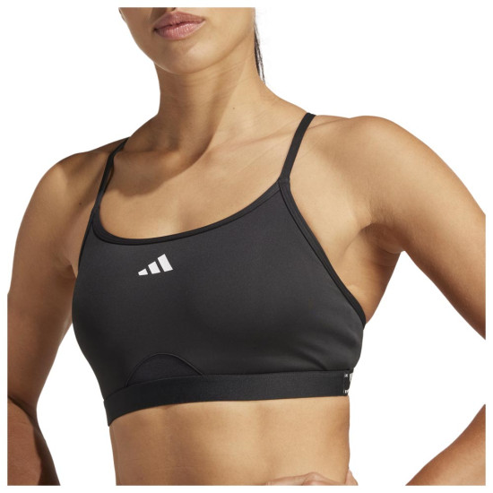 Adidas Γυναικείο μπουστάκι Aeroreact 3-Stripes Bra